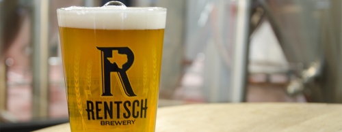 Rentsch Brewery offers beer on draft in its new taproom, which is adjacent to the breweryu2019s expanded production space. 