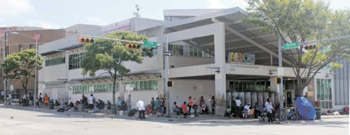 Business owners said they have seen fighting, drug use and prostitution around the Austin Resource Center for the Homeless, located on the corner of Neches and Seventh streets.