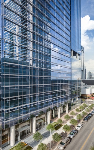The new 500 West Second Street office tower extends Austinu2018s central business district to the west.