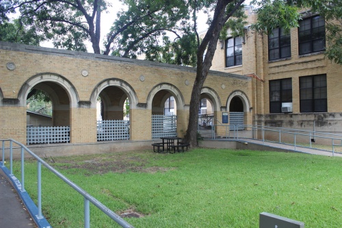 The building at 1212 Rio Grande St. was the site of Austin High School for 50 years before it became an Austin Community College campus. Now, ACC is renovating the inside while preserving its historic structure. 