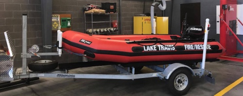 Lake Travis firefighters are on their way to San Marcos to aid flood victims.