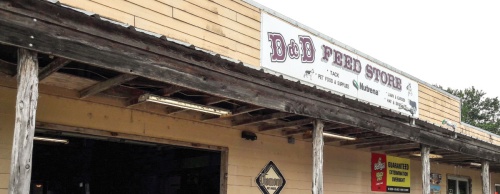 D&D Feed Storeu2019s storefront was built by hand in the u201890s. The store has been in business for 28 years in Pearland