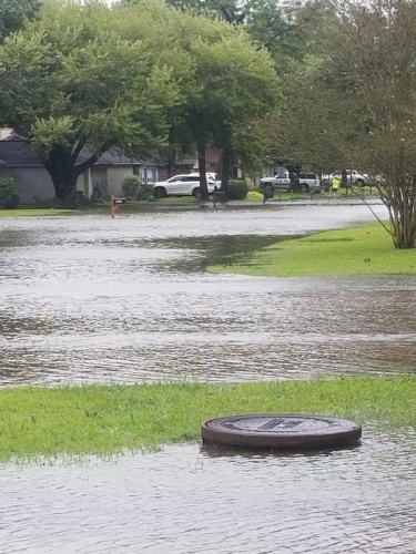 Hurricane Harvey brought historical flooding to Pearland and Friendswood, as documented by residents of the area. 