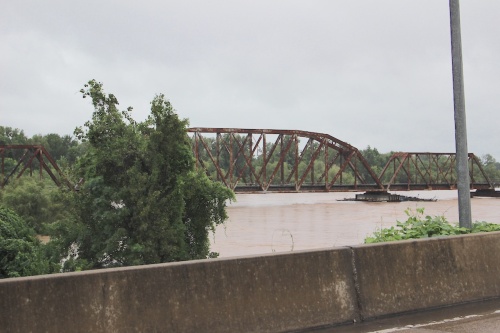 Flooding from the Brazos River due to massive amounts of rainfall from Hurricane Harvey contributed significantly to the damage Richmond suffered. 