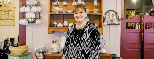 Sherrie Kirby purchased longtime Pearland business Four Friends Tea Room & Gifts in 2013.