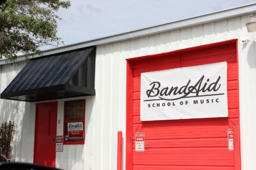 Band Aid School of Music operates out of three suites on Thornton Road 