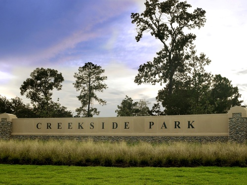 Creekside Park Entry Sign