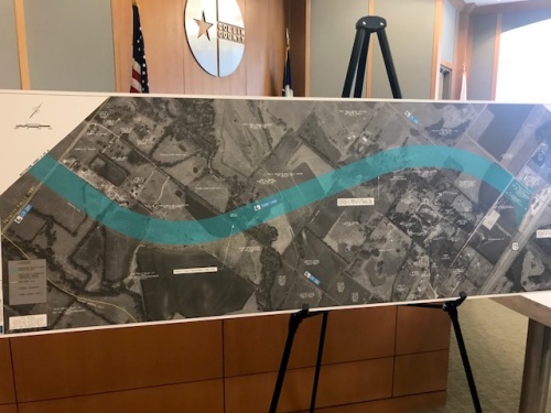 County commissioners heard proposed plans for the realignment of the Collin County Outer Loop during Monday's meeting.