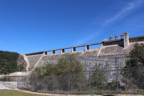 Mansfield Dam is the tallest in Texas at 278 feet and provides hydroelectricity.