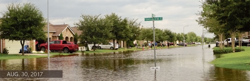 Northern Point near the Grand Parkway in Tomball was just one of numerous neighborhoods that sustained flooding during Harvey.