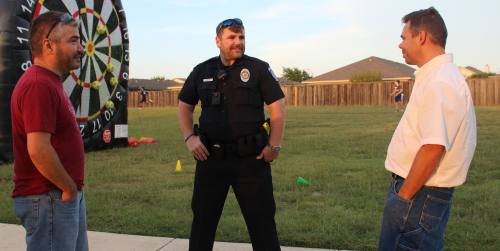 Community events were held throughout Leander for National Night Out.