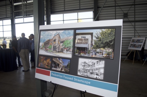 The city of Hutto broke ground Nov. 2 on mixed-use development The District Co-Op. 