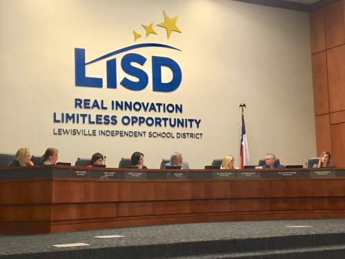 Lewisville ISD trustees discussed class rank at its meeting.