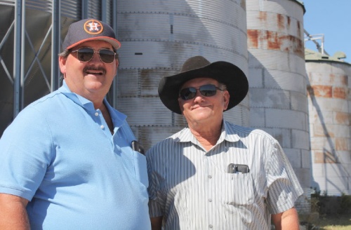 Ken (left) and Larry started their rice farm in 1999.