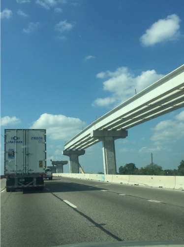 Braided ramps to reduce congestion on I-35 are projected to be completed in fall 2018.