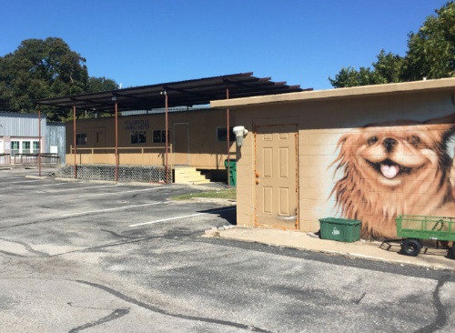 The Pflugerville Animal Shelter includes several small buildings at 1600 Waterbrook Drive.