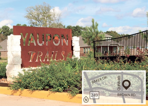 Construction is ongoing at Yaupon Trails in northeast Tomball developed by Benson Development LLC.