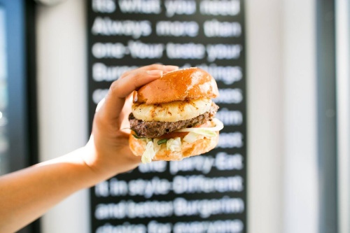 Burgerim lets guests customize their burgers.