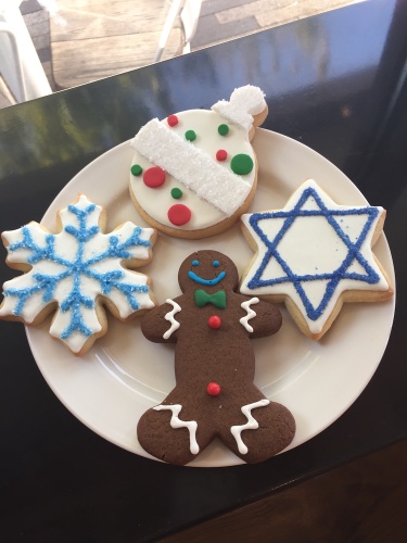 Crave Cupcakes offers a variety of decorated cookies for the holiday season. 