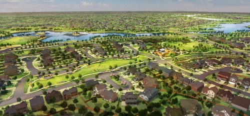 More than 20 model homes are expected to open next summer in Parkland Village.