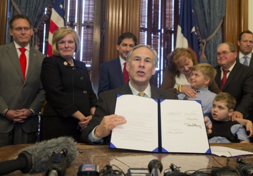 Gov. Greg Abbott signed the Compassionate Use Act into law in 2015.