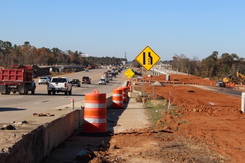 Construction on the Hwy. 249 extension continues into Montgomery County in 2018.