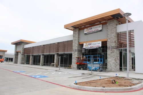 Augusta Woods Village is a retail center under construction at the northeast corner of Kuykendahl Road and Timbercrest Village Drive.
