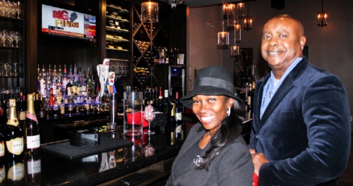 Bonita Billings and her husband, Arthur, opened Bu2019s Wine Bar in April.