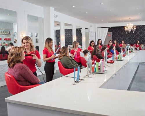 Cherry Blow Dry Bar offers blowouts for hair of any length.