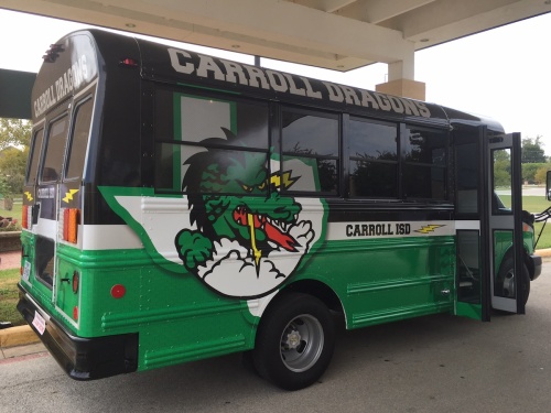Carroll ISD approved the purchase of 15 new activity buses to add to its fleet.