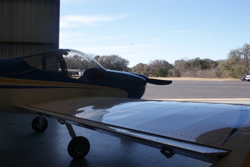 Students enrolled in the aerospace engineering program at Georgetown ISD during the 2016-17 school year built a small plane as part of the curriculum,