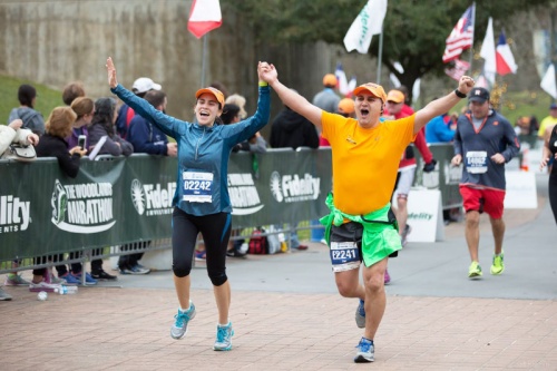 The Woodlands Marathon benefits nonprofits.