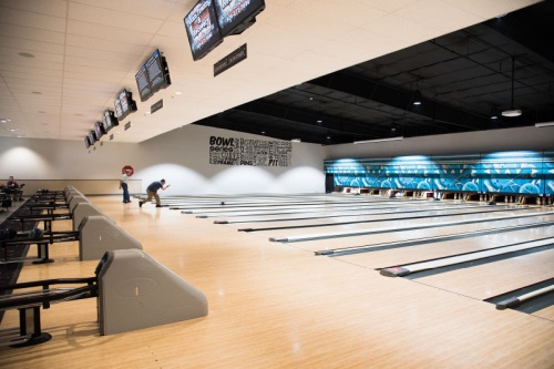 Time to Spare Entertainment features a modernized bowling alley available for league and casual play.