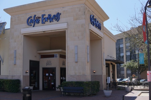 The Cafe Express at Plano's Shops at Legacy has closed. 