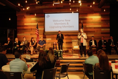 The Leander Chamber of Commerce and Visitors Center held a candidate forum for those running for seats on Leander City Council during its monthly luncheon on Tuesday.
