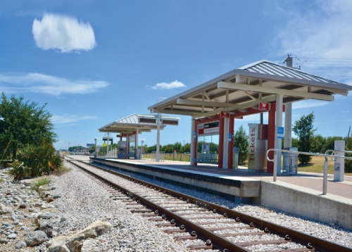 Capital Metro received state and federal grants to fund MetroRail improvements, including a second set of tracks, new trains and the new downtown Austin station. 