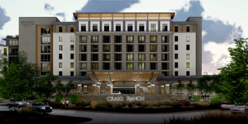 A resort hotel and conference center at Craig Ranch is expected to open in late 2020 or early 2021.