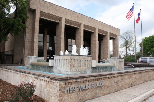 A new courtroom in the Landa Building at 199 Main Plaza, New Braunfels, will addnan additional $4.4 million to a $22 million renovation project.