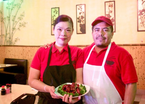 Jose Lopez and Meili Wu, owners of Oriental Kitchen Restaurant in Pflugerville.