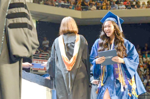 Cy-Fair ISD graduations take place at the Berry Center each year. 