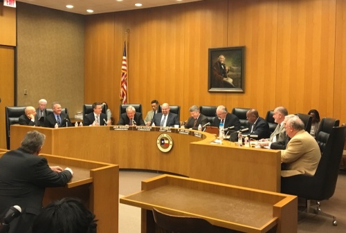 Harris County Commissioners voted Tuesday to seek a special election Aug. 25 for a $2.5 billion bond referendum.