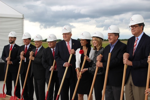 University of Houston officials, City of Katy officials, state district representatives and community stakeholders gathered at the site of the future UH Katy campus for a groundbreaking ceremony and reception May 23.