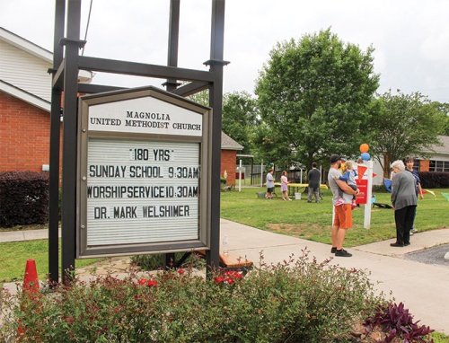 Magnolia United Methodist Church celebrated 180 years on April 21 with a community festival.
