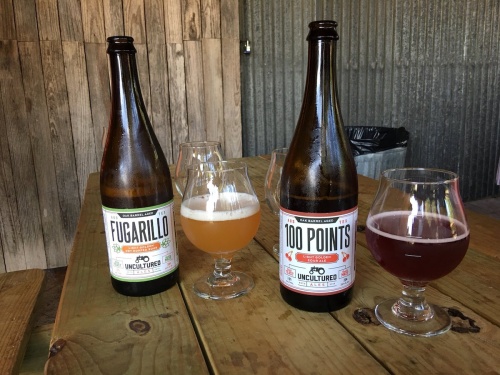 Uncultured Ales' beers are sold in 750 milliliter bottles. 