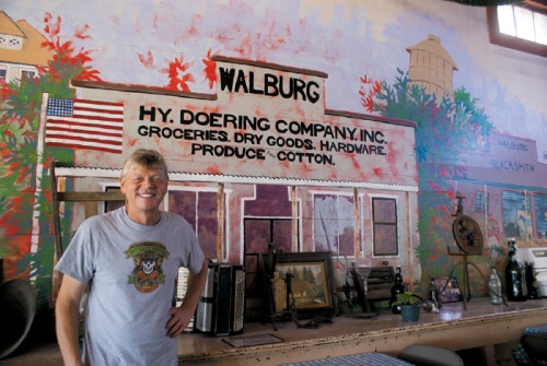 Owner Ronny Tippelt bought the restaurant in 1987 with plans to bringing a little piece of Bavaria to Walburg, Texas.