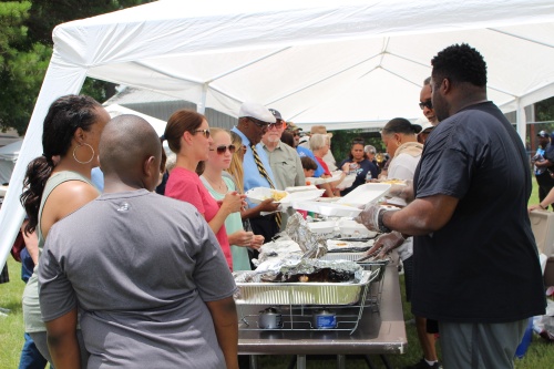 Epps Tasty Cooking catered the event, featuring fried catfish plates and barbecue plates of brisket, sausage and chicken.