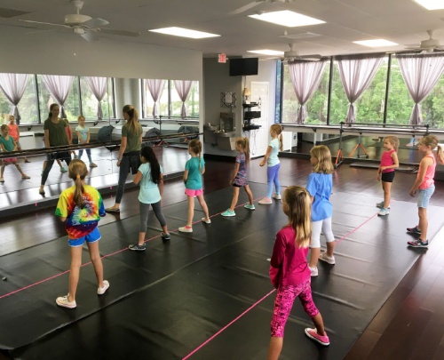 The studio offers dance classes for women and girls. 