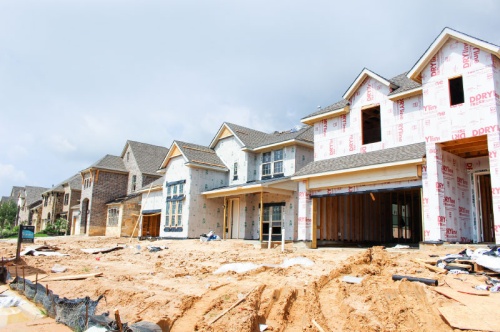 New homes are under construction in areas of  The Woodlandsu2019 May Valley, including Springtime Creek and Centennial Ridge.