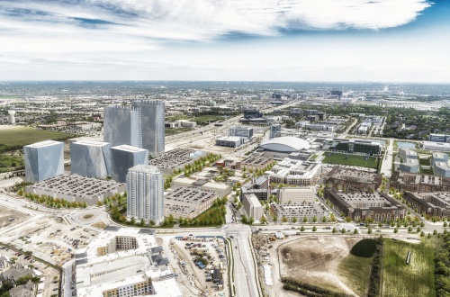 Frisco Station is a 242-acre mixed use development north of The Star in Frisco.
