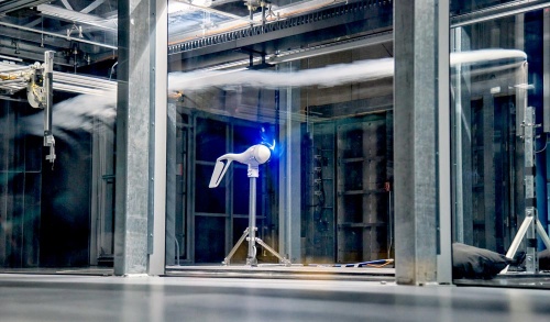 The BLAST wind tunnel at The University of Texas at Dallas creates wind speeds reaching between 80 and 115 mph.